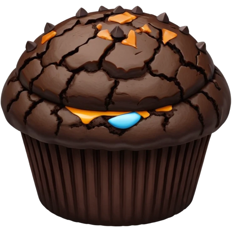 blakc muffin emoji
