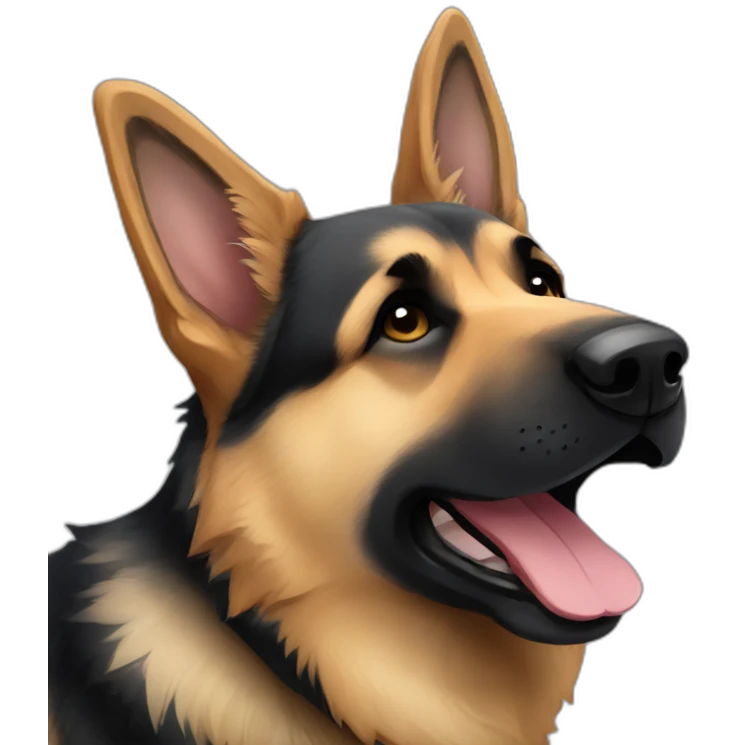 SnoringGerman shepherd emoji