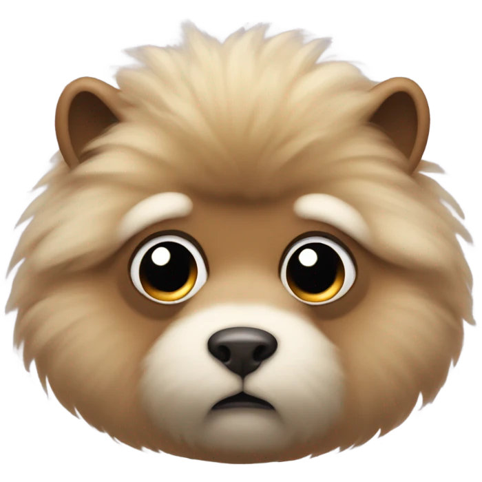 Cute but angry  emoji
