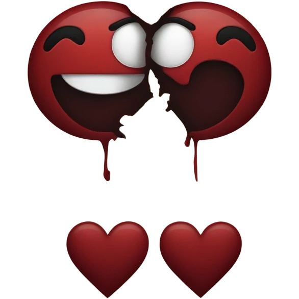 hate you and love you same time  emoji