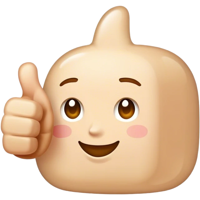 Thumbs up in a chat bubble  emoji