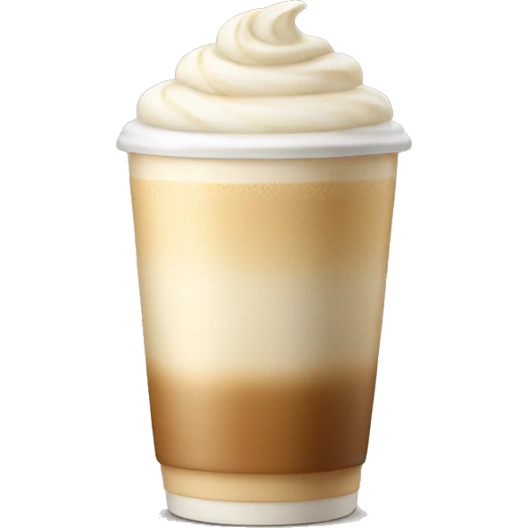Blonde vanilla latte emoji