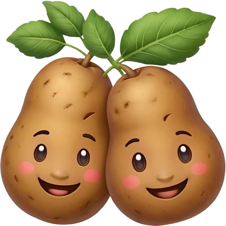 two potato friends emoji