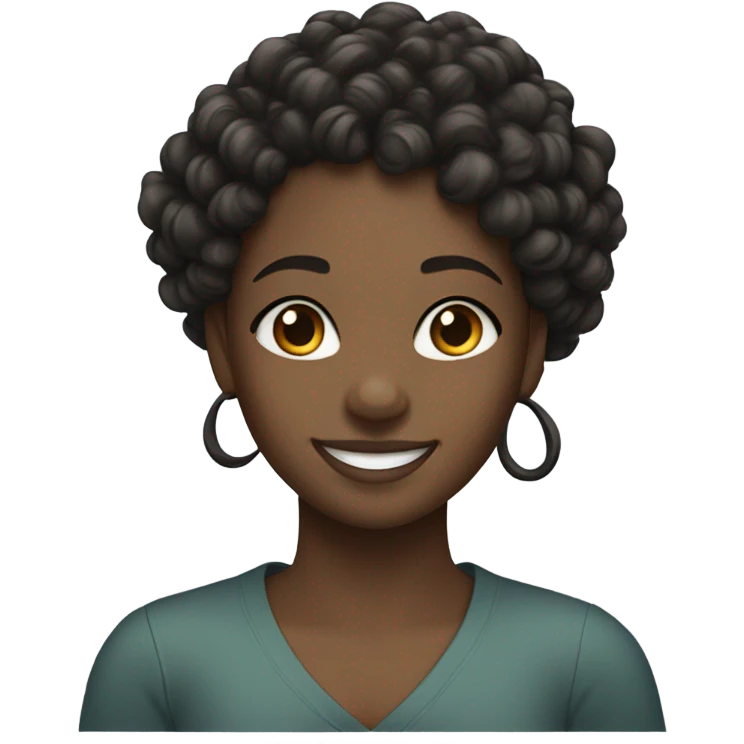 Black girl emoji