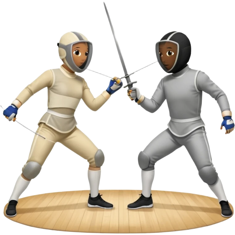 fencing with epees emoji