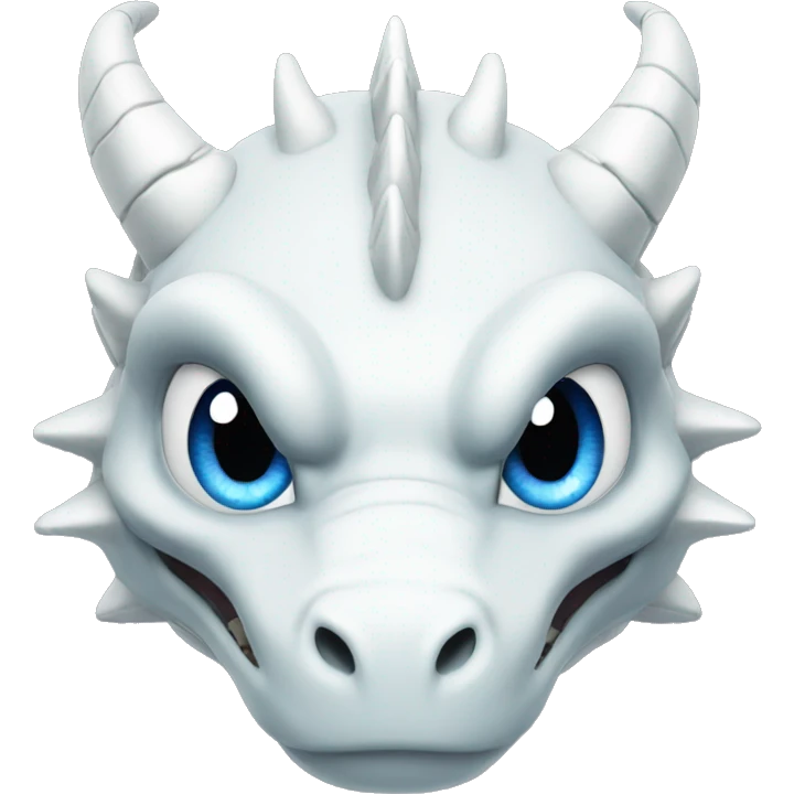 Blue eyes white dragon emoji