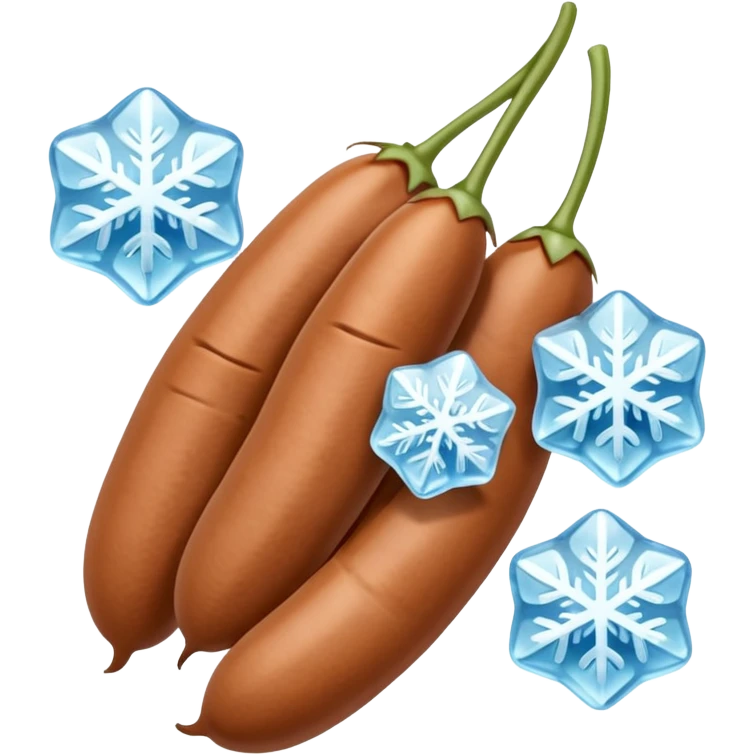 three pinto beans frozen emoji