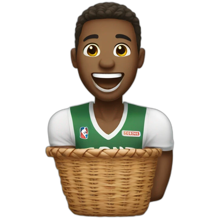 Basket al player laughing emoji