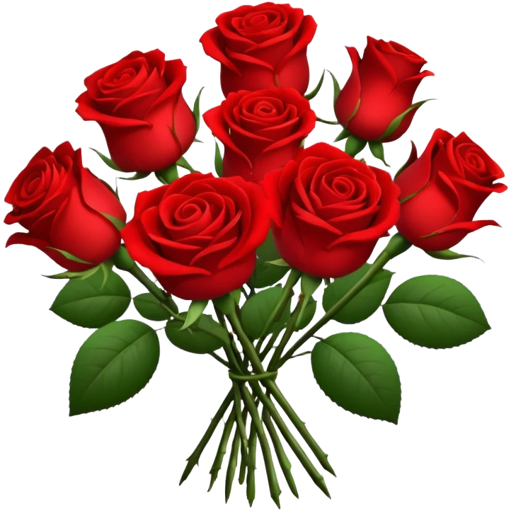 bouquet of roses emoji