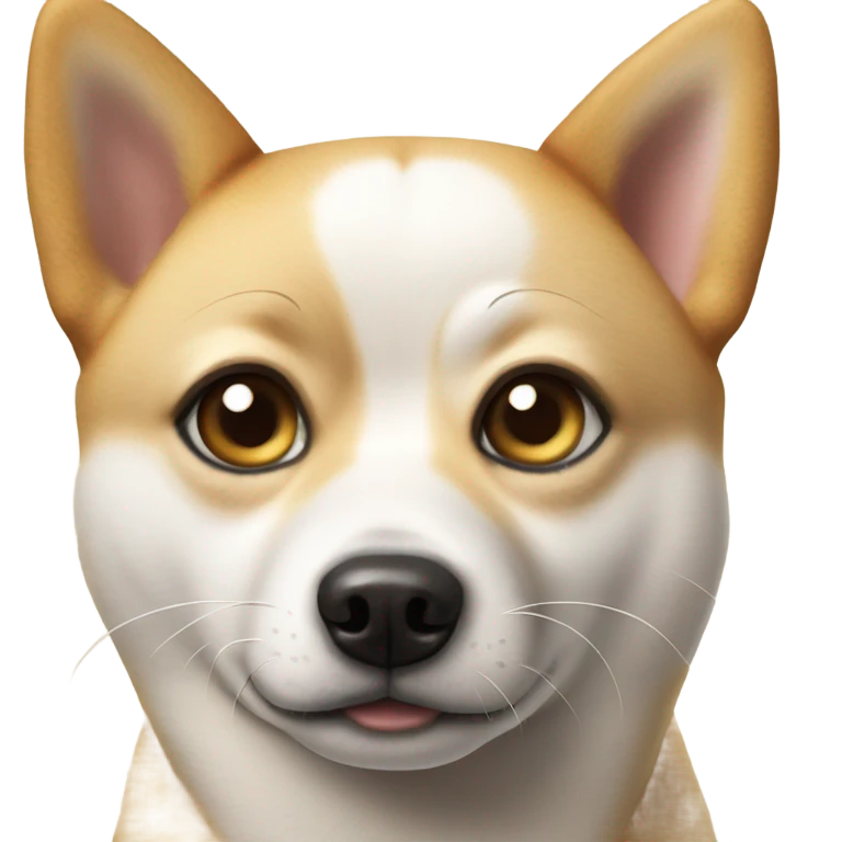 shiba inu gazing with intent - Chihuahua  emoji