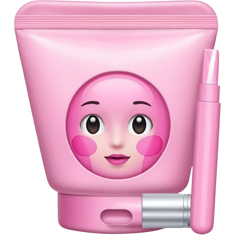 pink skincare tube emoji