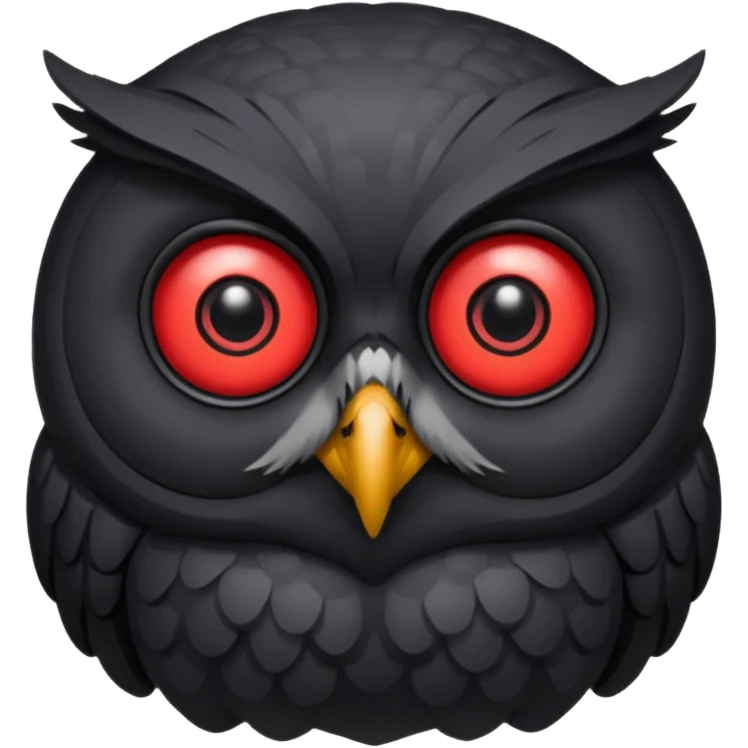 





Baby owl – Fluffy, tiny wings




Black owl - red eyes, front view



 emoji