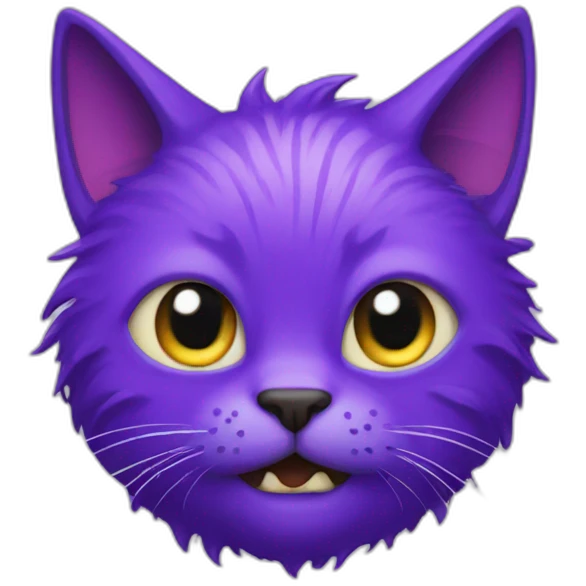 purple monster cat emoji