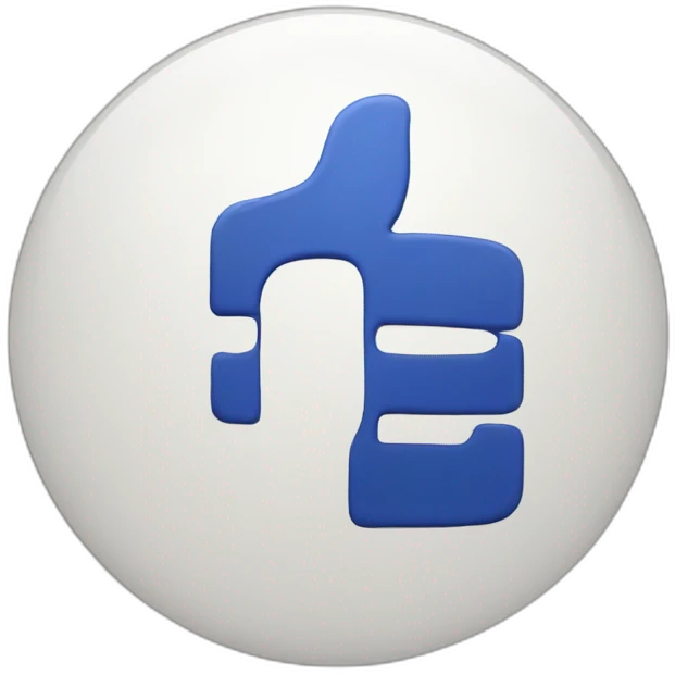 Facebook logo emoji