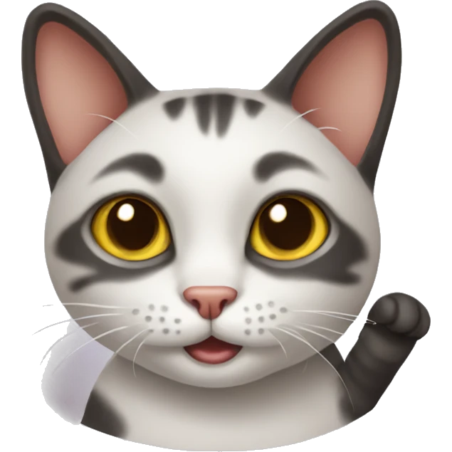 Funny cat emoji