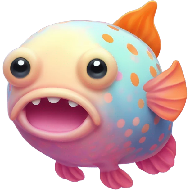 Kitsune blobfish emoji