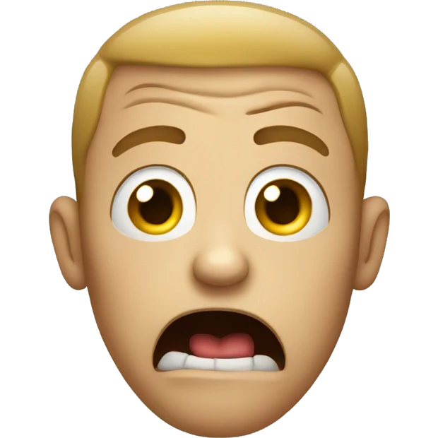 scared face with hands in mouth emoji