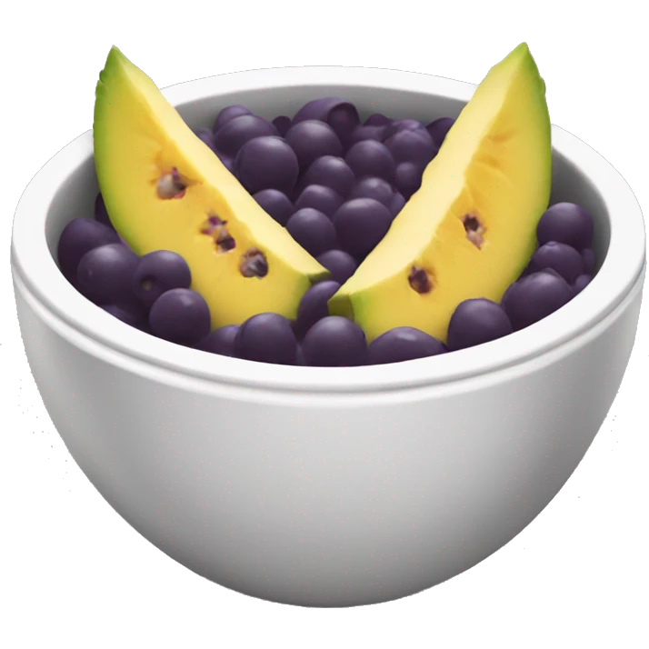 Acai bowl emoji