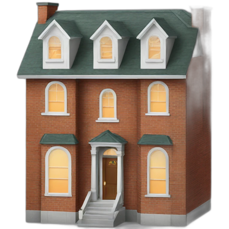 Three-story—detatched-brick-house emoji