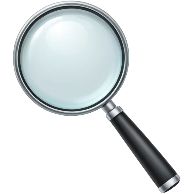 magnifying glass emoji