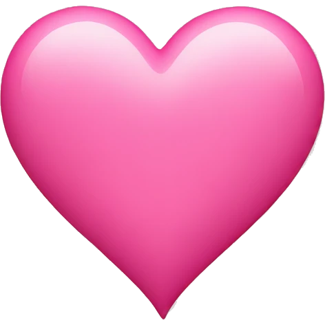 Pink heart emoji