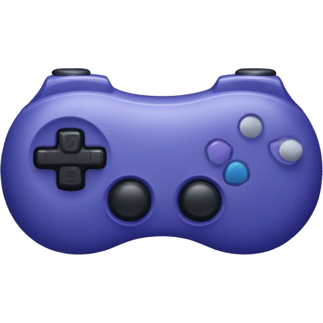 joystick indigo color emoji