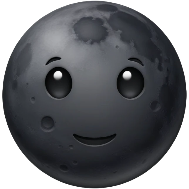 black moon emoji