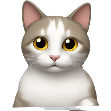 Cat sitting in a car emoji
