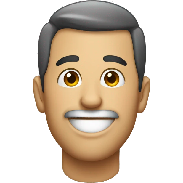 man pointing at his ear emoji