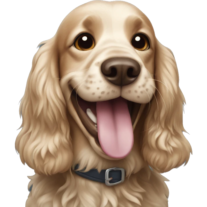Laughing Cockerspaniel  emoji