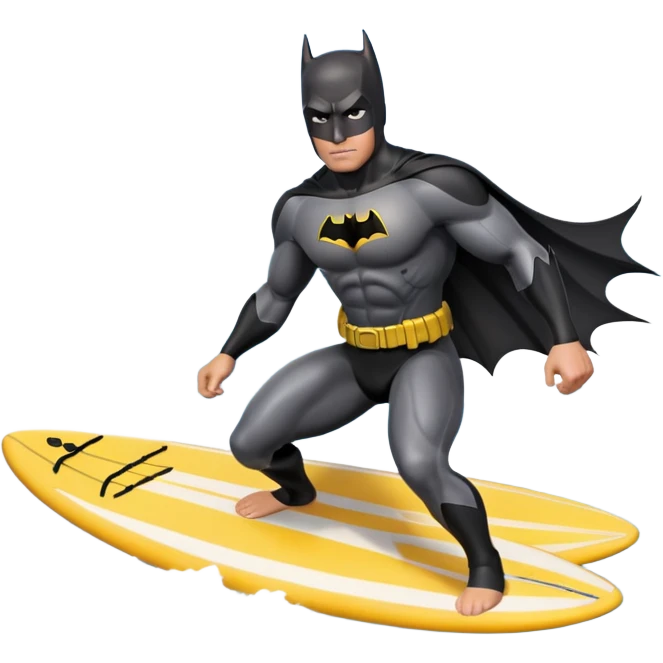 Batman surfing emoji