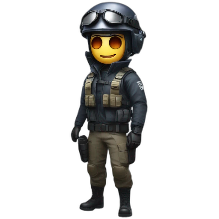 Rainbow six siege thermite carecter emoji