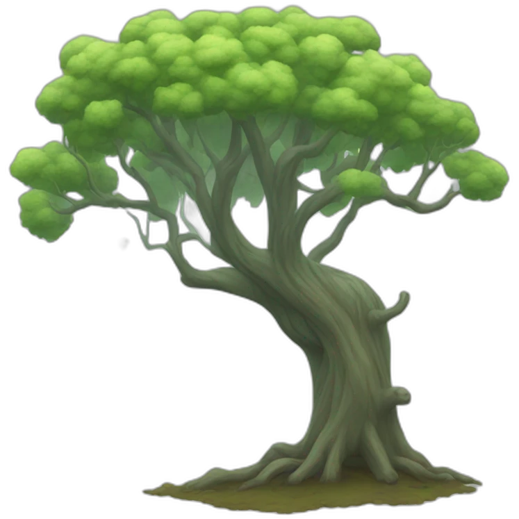 fog tree emoji