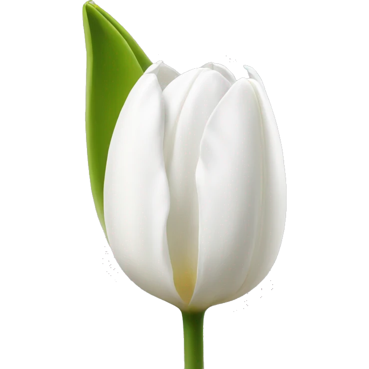 White tulip emoji