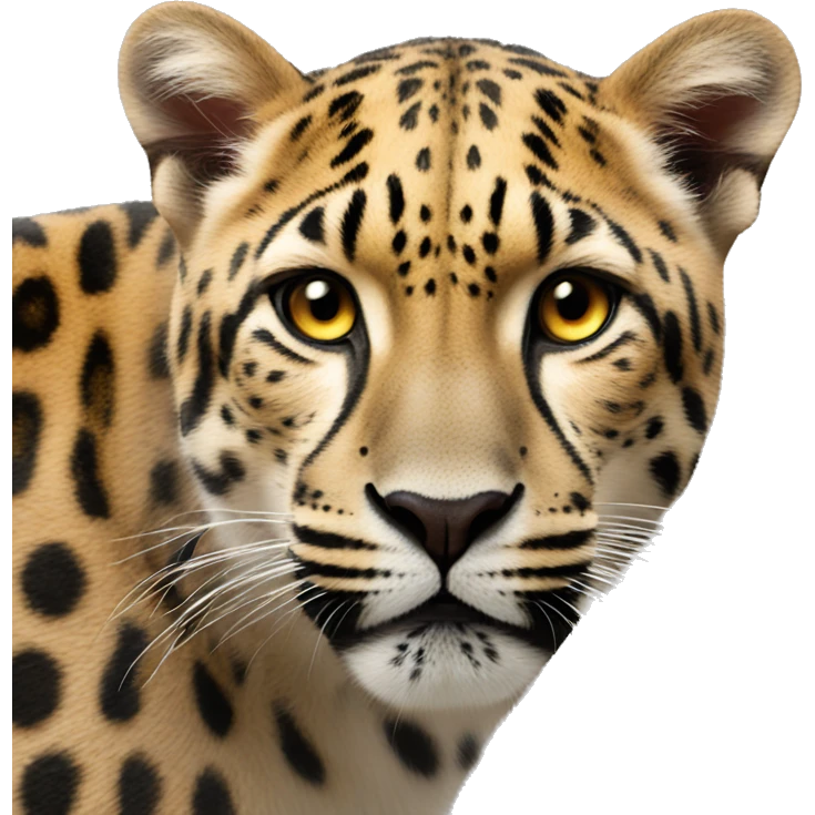 leopardo lengua fuera emoji