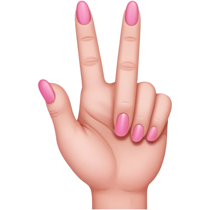 pink middle finger emoji