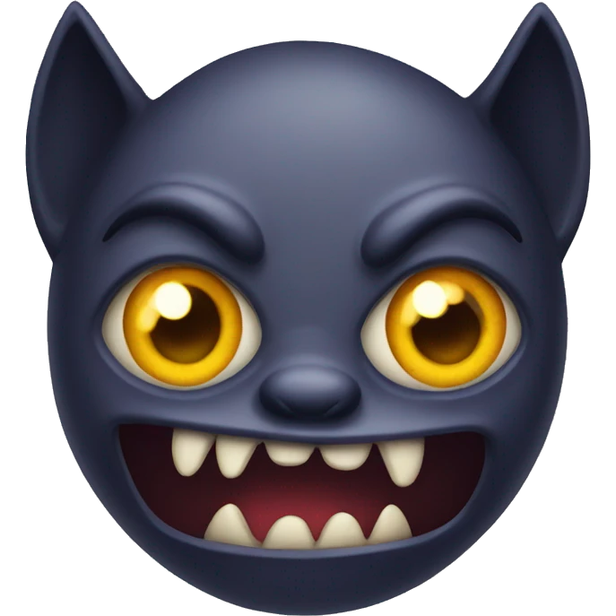 scary bat emoji