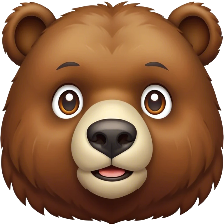 Head of bear emoji