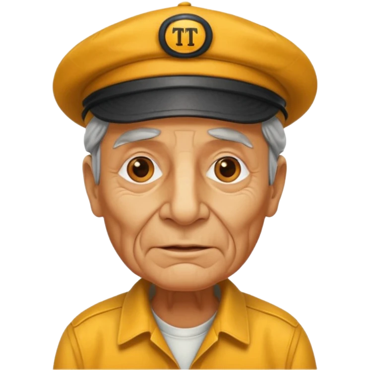  taxi driver old emoji