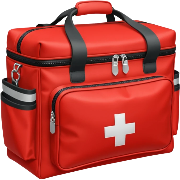 red paramedic bag emoji