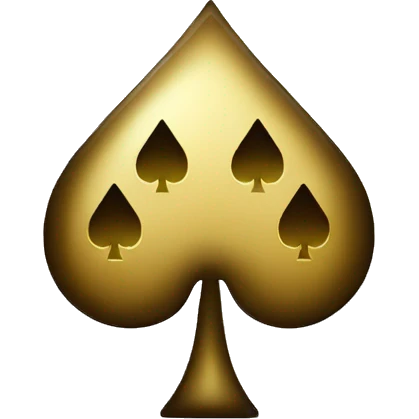 Ace of spade emoji