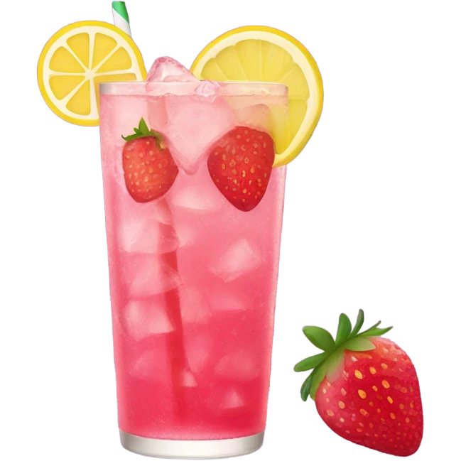 strawberry acie lemonade starbucks emoji