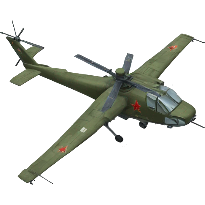 soviet era fighter helicopter emoji