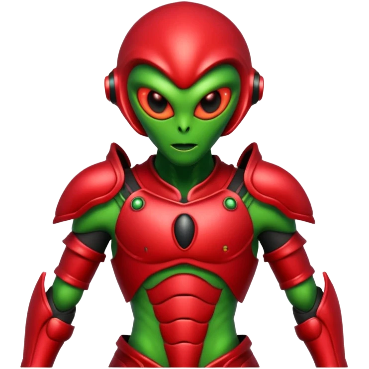 alien in red armor





 emoji