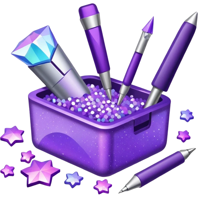 Purple Glitter administrator tools emoji