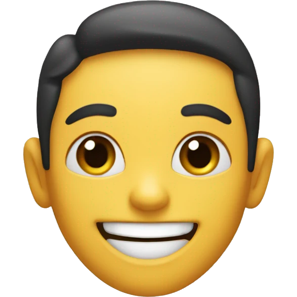 Happy face that is saying "Hi Alya" emoji
