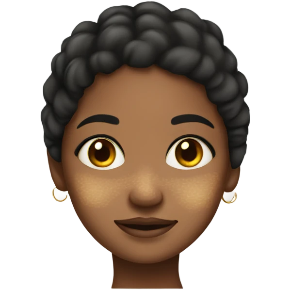 Hyperpigmentation girl emoji