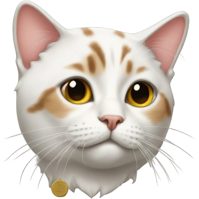 A cat with $1 million emoji