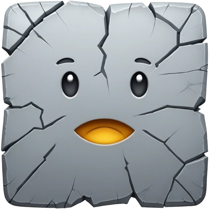 Cracked out  emoji