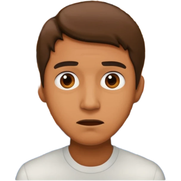 a famous artist FEELING FEAR, with the audience BEHIND HIM emoji